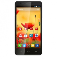 alcatel-one-touch-idol-s-6035r чёрный, вид спереди